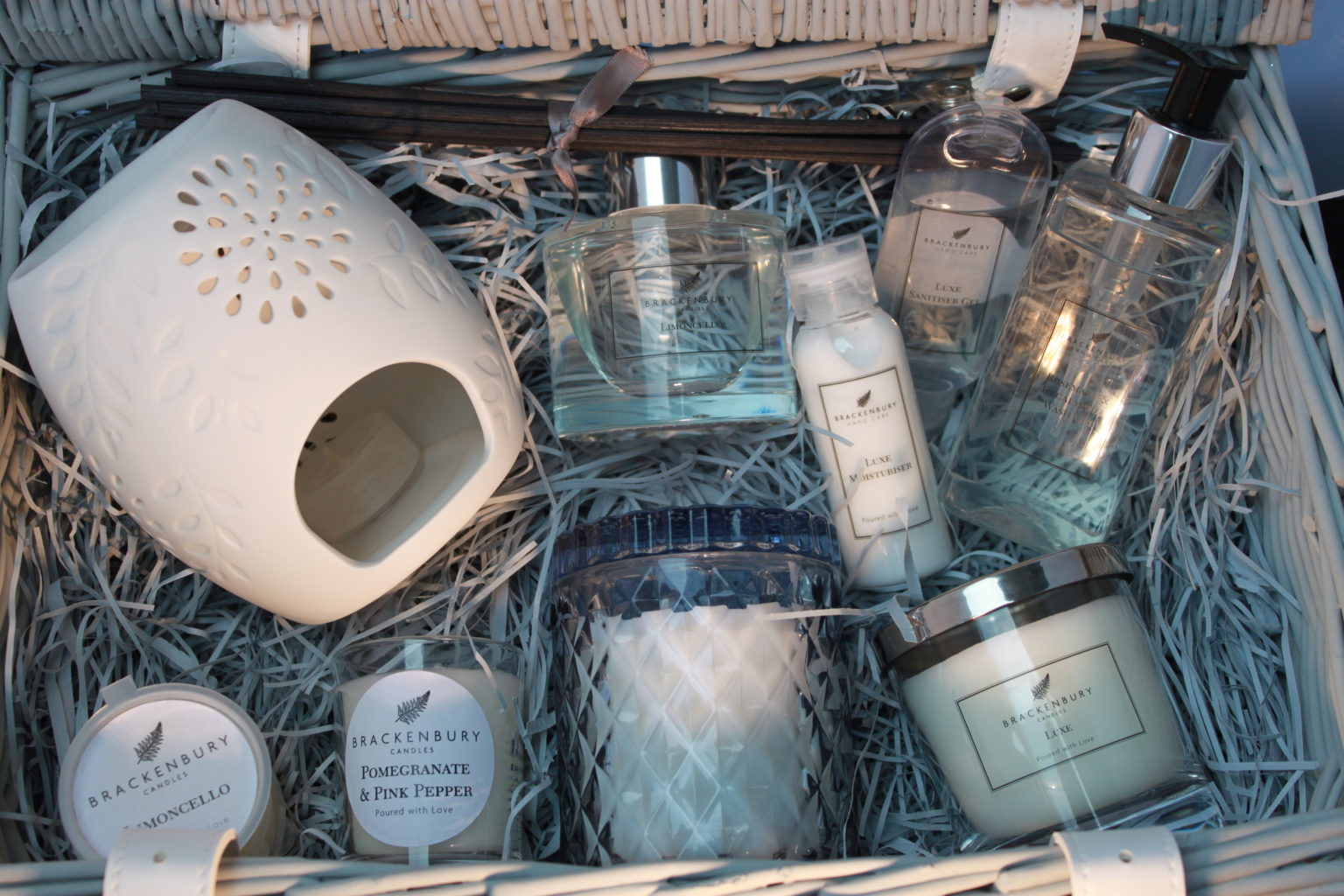Luxury Hampers Available now! Brackenbury Candles
