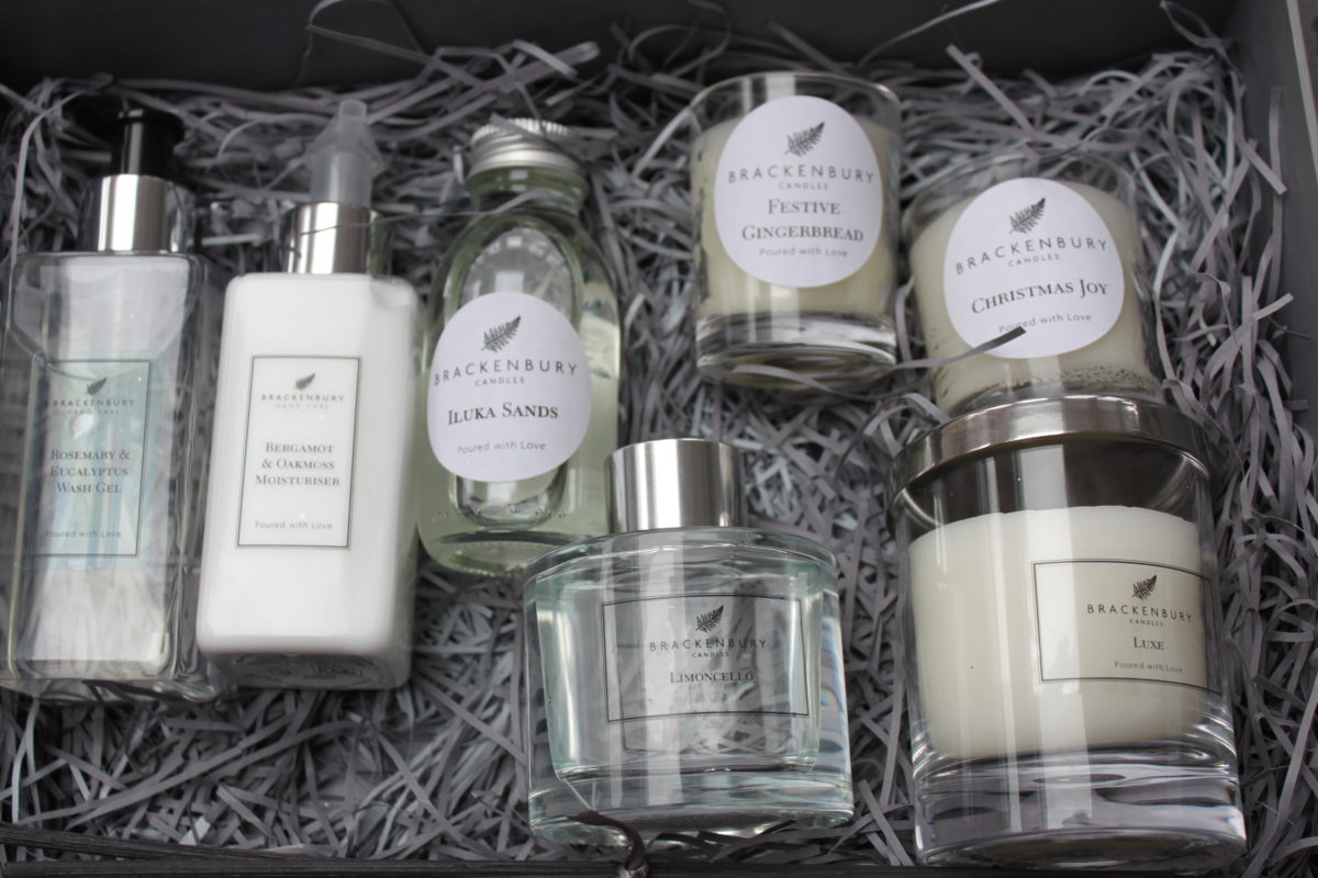Luxury Hampers Available now! Brackenbury Candles